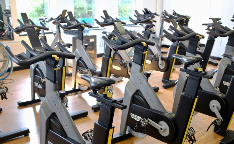 Exercise bikes at YMCA Health and Wellbeing Centre